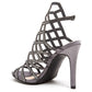 Diamant-Steine Sandale High Heels